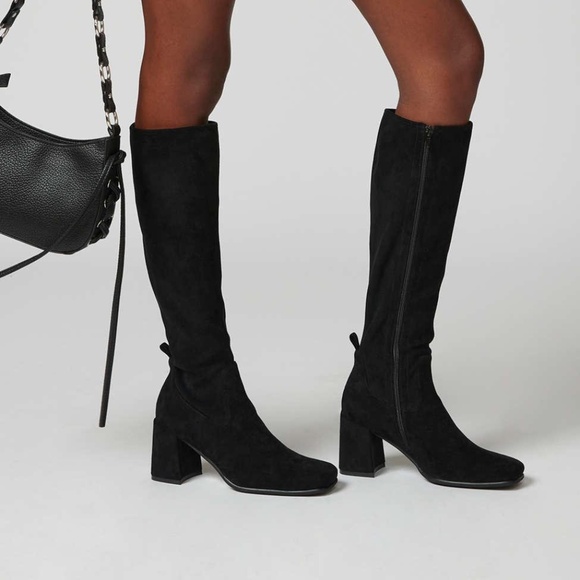 NEW Jeffrey Campbell Hot Lava Knee High Stretch Boot - size 10 - Picture 1 of 9